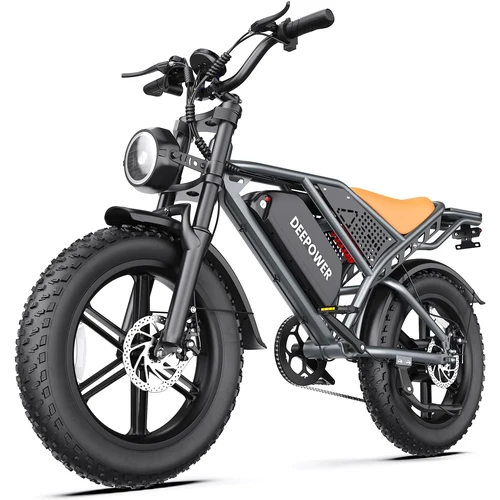 DEEPOWER S7 Fat Bike Électrique 48V 60Ah — 280 km — vélo électrique DEEPOWER